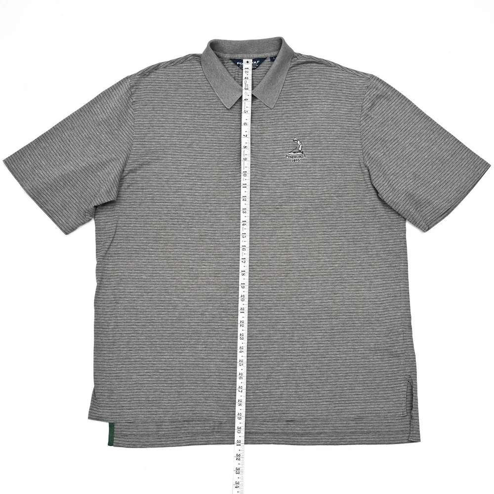Polo Ralph‎ Lauren Golf Polo Shirt Mens Large Short Sleeve Pinehurst Logo Preppy